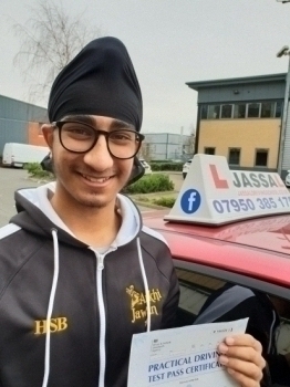 Congratulations Amrit on passing your Driving Test today! Only 2 minors in Hayes!..<br />
Sukh is an extremely understanding instructor who helped me pass my driving test first time. Within a few months Sukh helped me reach the required standard to pass. He encouraged me where I was doing things right and helped me correct the errors that I was making. Would really recommend Sukh Jassal as an efficient