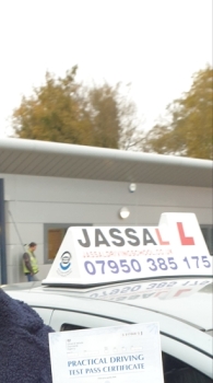 Congratulations L on passing your Driving Test in Uxbridge!..<br />
Jassal is an excellent instructor, great communicator with a good sense of humour to always calm your nerves. He is patient with students yet firm in a very helpful way. His years of experience instructing in this locality are very handy and can assure a pass. Highly recommended!