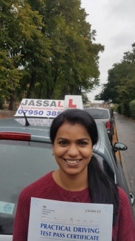 Many Thanks to Jassal in helping me out to pass my test He identifies faults and guides in overcoming them Must greatly appreciate his patience and the efforts he puts on to improve oneacute;s driving skills I highly recommend Jassal to people who are looking to start their lessons Thanks 