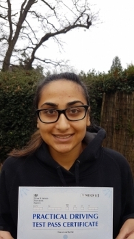 Congratulations Henna on passing Driving Test today on your 1st attempt Slough<br />
<br />
 Passed first time Thank you for providing me top service explaining clearly my weaknesses and getting me through my test without any problems I would definitely recommend Jassal Driving School to friends