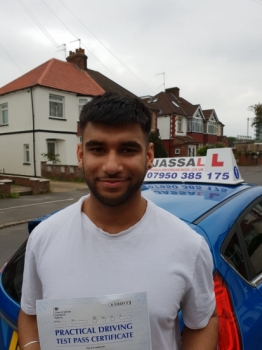 Congratulations Karan on passing your test! Only 5 minors! Hayes..<br />
<br />
Thanks jassal! I would recommend sukh to anybody looking to learn how to drive. He finds your driving weaknesses and has experienced resolutions to improve them. He’s a good, funny guy which makes the lessons enjoyable too.