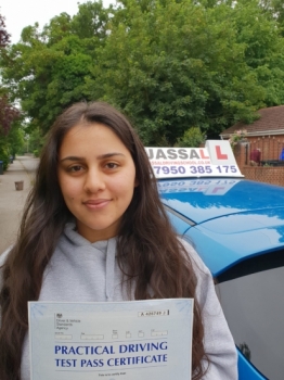 Congratulations Gurpreet on passing Driving Test on your 1st attempt! Slough..<br />
Sukh made the lessons fun and enjoyable. He went through each part of learning in great detail and ensured I understood what I was doing. Every lesson he provided feedback based on my driving which allowed me to improve each lesson. I would definitely recommend Sukh for driving lessons.