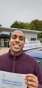 Congratulations Laki on passing on 1st attempt with Jassal Driving School! Uxbridge..<br />
Sukh/Jassal Driving School did an excellent job of getting me confident with my driving to pass first time and helped me to develop the manoeuvres that I felt really unsure of. He doesn´t waste time and was very adaptable to my busy work schedule, very happy to have gone with him and succeeded!