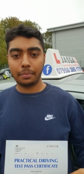 Congratulations Dylan on passing your Driving Test on 1st attempt! Only 4 minors! Uxbridge..<br />
I enjoyed the lessons with Sukh because he is very good at teaching you how to do the manoeuvres correctly would recommend him.