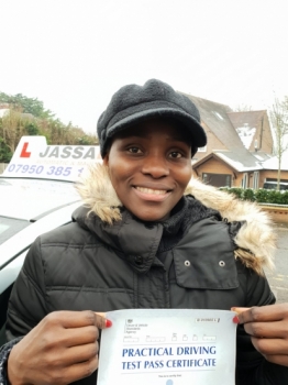 Congratulations Millie on passing your Driving Test! Uxbridge..<br />
Thanks so much Jassal. I couldn´t have asked for a better instructor, you´re good at your job. Will definitely recommend u.