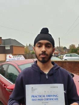 Congratulations Charan on passing your Driving Test in Slough on your 1st attempt!..<br />
Brilliant teacher and instructor who helped my brother and I both pass our driving test first time. I would recommend him to anyone that wants to learn to drive.