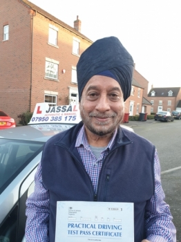 Congratulations Davinder on passing on 1st time attempt with Jassal Driving school. Only 4 minors in Slough..Thanks Jassal it was really nice to have lessons with you. I had proper training from yourself & I was well prepared for my test which I passed today. Jassal was friendly and made learning easy and fun for me. Thanks alot.