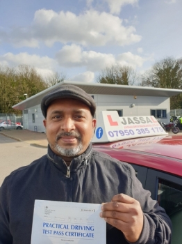 Congratulations to Sahan! Passed driving test on 1st attempt in Uxbridge..<br />
Big thank you to Jassal for helping me pass my driving test. As he is the best, I recommended him to my Dad who also passed first time very recently (Feb)