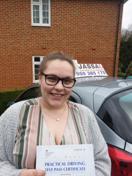 Congratulations Chloe on passing your Driving Test in Uxbridge!