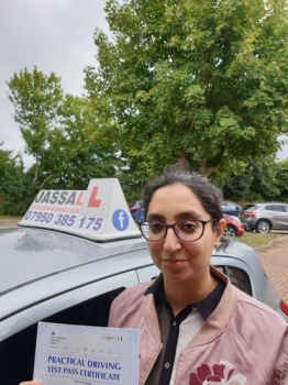 Congratulations to Taj! Passed her Driving Test today on her 1st attempt at Slough test centre...<br />
<br />
Mr. Jassal is a very dedicated and friendly instructor who gives detailed feedback on each and every aspect of your driving and makes sure that every lesson you take with him is a great learning experience. He guided and improved my driving tremendously so much so that I was completely confident be