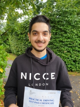 Congratulations Abdullah on passing your Driving Test in Uxbridge!..<br />
Jassal helped me improve my confidence on roundabouts and meeting situations. Also his reference points for the manoeuvres were very helpful. Thanks