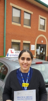Congratulations Muna on passing your Driving Test in Aylesbury..<br />
I passed today on my first attempt. Sukh Jassal went above and beyond what I expect a driving instructor to do to help me pass my test. He made sure I was ready for my exam in time, and tried to accommodate me as much as he could. We went over all the different driving manoeuvres and questions several times over. Aside from being a 