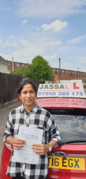 Congratulations Luna on passing 1st time in Slough!<br />
First of all I give you a big thank you 🙏🙏🙏Sukh Jassal sir for helping me pass in my 1st attempt. Honestly I learned each and everything about driving from him. He did hard work and always tried to give me the best instructions. We went through all the test routes which was really helped me a lot😊He helped me in all Manoeuvre with hi