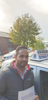 Congratulations Juel on passing your Driving Test in Slough!..<br />
Very good instructor, Amazing the way he instructed me. I want to give him full credit for my pass.