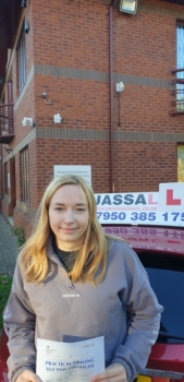 Congratulations Imogen on passing your Driving Test on your 1st attempt in Slough!..<br />
Managed to pass first time with Sukh Jassal. I started with no experience and he was great teacher. Would definitely recommend him to anyone.