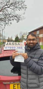 Congratulations Ravi on passing Driving Test on your 1st attempt in Slough!..<br />
Highly recommended. Very Professional and each and every points covered by him. It’s 10/10 .