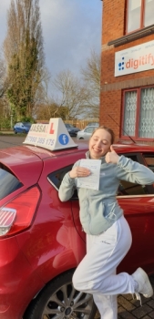 Congratulations Chloe on passing your Driving Test on your 1st attempt in Slough!..<br />
I just passed first time today!! Thank you so much to jassal driving school for taking me on, on such short notice, your communication and instructions were very clear and easy to follow. You was very patient and understanding, thank you again for everything! Couldn’t be happier! :)