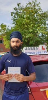 Congratulations Arjan on passing your driving test 1st time in Slough!..<br />
Strongly recommend Sukh from Jassals Driving School. Passed first time with 2 minors thanks to him. Felt well prepared and confident going in to the test due to the tips and advice that Sukh provided throughout the lessons I had with him as well as the many possible routes, manoeuvres and situations that we covered and prepa