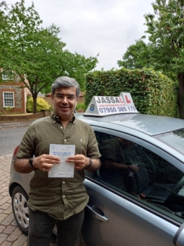 Congratulations Muhammad on passing your driving test 1st time in Aylesbury!..<br />
Sukhbinder Jassal is a great driving coach and helped me through my practical test. I passed with flying colours without a single minor or major fault. Highly recommended