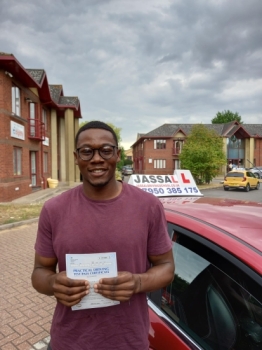 Congratulations Dami on passing your driving test 1st time in Slough!..<br />
Found Jassal driving school online. He helped me massively with my driving and made it seem so easy. He helped me pass comfortably and with ease He was always friendly and funny. I would highly recommend using Jassal driving school.