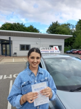 Congratulations Hannah on passing your Driving Test 1st time in Uxbridge!..<br />
I highly recommend Jassal driving school. I passed first time in Uxbridge. Thanks to his expertise and his tips I was able to take that knowledge into the test. Thank you very much for an amazing experience!