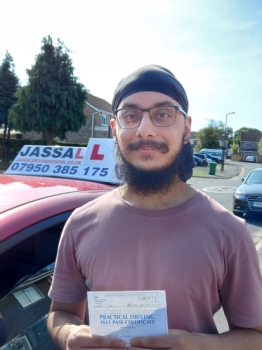 Congratulations Gurpreet on passing your Driving Test in Slough!..<br />
Passed with Sukh in Slough, fantastic driving instructor and very happy with his help and guidance throughout. Would definitely recommend.