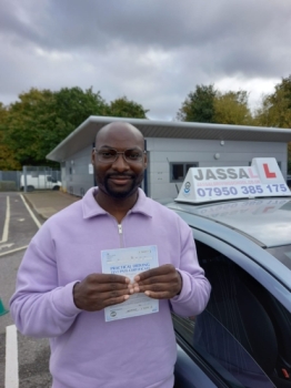 Congratulations John on passsing Driving Test in Uxbridge!..<br />
Simply an amazing instructor. I would highly recommend Jassal