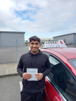 Congratulations Ricky on your passing Driving Test 1st time in Uxbridge!..<br />
Helped me pass with only a minor. Sukh Jassal has great knowledge and information on Uxbridge test centre where I passed, he explained the routes very thoroughly and helped me perfect them in the test!