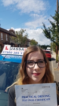 Congratulations Laura on passing your Driving Test on your 1st attempt Uxbridge<br />
<br />
Jassal is a great driver instructor He was very patient and the lessons were never boring Each lessons were very informative and helpful Thank you so much Jassal for teaching me to drive and for helping me pass first time