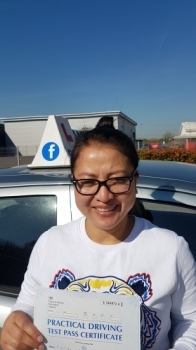 Congratulations Pijittra on passing your Driving Test today! Only 5 minors! Uxbridge..<br />
Sukh Jassal is a great instructor. Very patient and calm. Makes you feel comfortable quickly and very supportive. Great to talk to. Thank you so much for your help! Have recommended to friends and family.