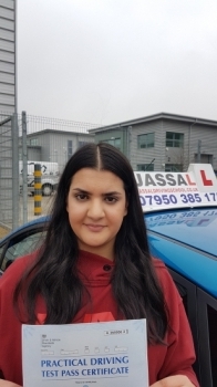 Congratulations Simran on passing your Driving Test on your 1st attempt! Only 3 minors! Uxbridge..<br />
I enjoyed the lessons, Sukh made sure to go over any worries I had which helped me out in the test. Would definitely recommend to others.