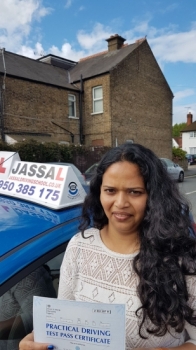 Congratulations Sonia on passing your Driving Test Slough<br />
<br />
Thank you Mr Jassal the effort put in to help me pass the test is highly appreciated especially after a gap of 2 years in driving I would definitely recommend you to others as you are patient and give the appropriate feedback to improve the driving skills Your passion to assist new learners is impeccable
