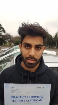 Congratulations Taran on passing your Driving Test Hayes Only 5 minors<br />
<br />
 I enjoyed Sukhacute;s driving lessons they were very good I got good feedback every time to help improve my driving and get better I would recommend Sukh as he is a very good driving instructor