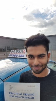 Congratulations Acheen on passing your driving test Uxbridge<br />
<br />
I just wanted to say a massive thank you to Jassal for getting me through my test and for the encouragement you provide when I felt like I wasnacute;t doing very well I would absolutely recommend you to anyone as they will learn not just to drive and pass the test but to stay safe on the road and what the most efficienteffective 