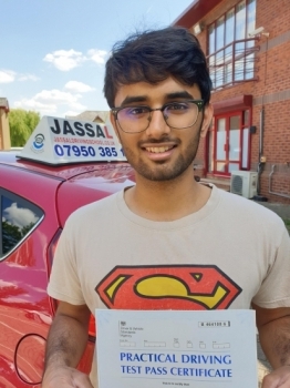 Congratulation Surya on passing your Driving Test in Slough!..<br />
Sukh was a great driving instructor. He was attentive and helpful. He guided me through the parts of driving that I struggled with like roundabouts and meeting situations. He took me through all the routes and ensured that I was well trained by the time I took the test.